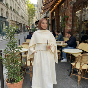 طقم فستان مع كاب – أناقة محتشمة بلا مجهودjjjj